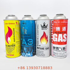 فشار ترکیدگی قوطی گاز بوتان فلزی CMYK 1.4 Mpa