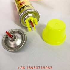 شارژ مجدد فندک گاز بوتان زرد رنگ بدون نشتی برای روشنایی شمع