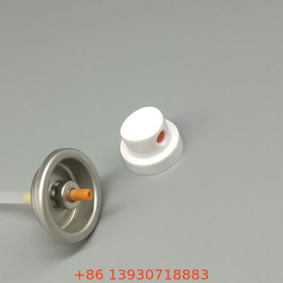 Gentle and Wide-Angle Aerosol Spray Air Freshener Valve for Fabric and Upholstery Refreshing Products with Non-Staining Formulation.