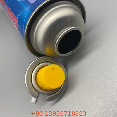 شیر بوتان آئروسل ضد نشت یک اینچی با کنترل جریان ثابت برای تجهیزات پخت و پز قابل حمل