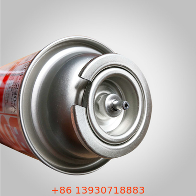 شیر کارتریج گاز قابل حمل قلع فلزی یک اینچی برای پیاده روی باربیکیو