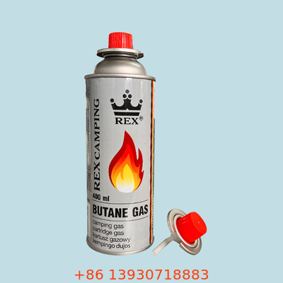 شیر کارتریج گاز قابل حمل 227 گرم با روکش قرمز قوطی های قلع کاربرد عمومی