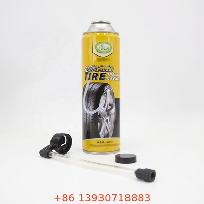 درپوش اسپری آئروسل بادکننده تایر تعمیری بدون خوردگی OEM قابل قبول