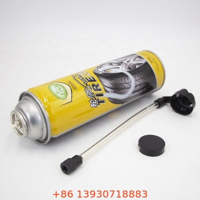 درپوش اسپری آئروسل بادکننده تایر تعمیری بدون خوردگی OEM قابل قبول