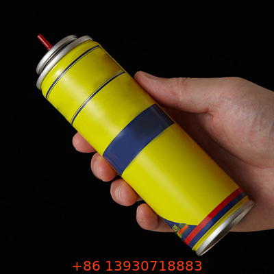 شیر شارژ مجدد فندک گاز ODM OEM با ساقه گاز بوتان پلاستیکی برای قوطی های قلع فندک گاز