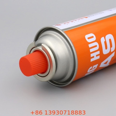 بطری گاز بوتان 65 × 158 میلی متر برای صنعتی با لوگو سفارشی
