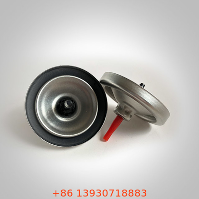دریچه روشن کننده گاز بنیادی پلاستیکی با فنجان نصب قوطی لاکی شفاف