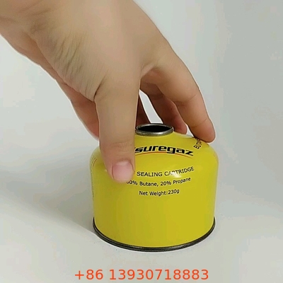 بطری گاز بوتان با کیفیت بالا برای علاقه مندان به فعالیت در فضای باز با طراحی ضد نشت و دستکاری آسان