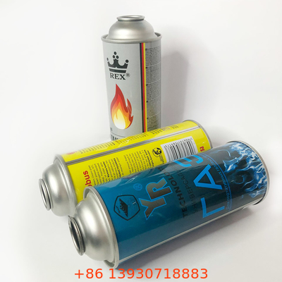 مخزن گاز بوتان قلع با CMYK 4 Color و Panton Color 1 X Canister