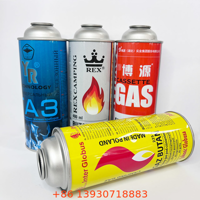 فشار ترکیدگی قوطی گاز بوتان فلزی CMYK 1.4 Mpa