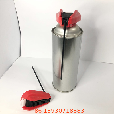 سر نازل اسپری آئروسل با اندازه OEM 35.13 میلی متر با لوله تاشو