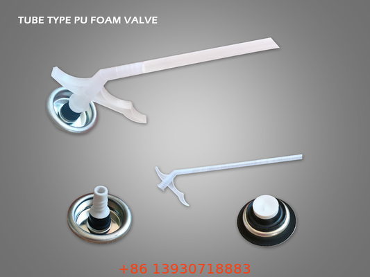 OEM ODM نوع لوله Aerosol Spray Valve PU Foam Valve Straw