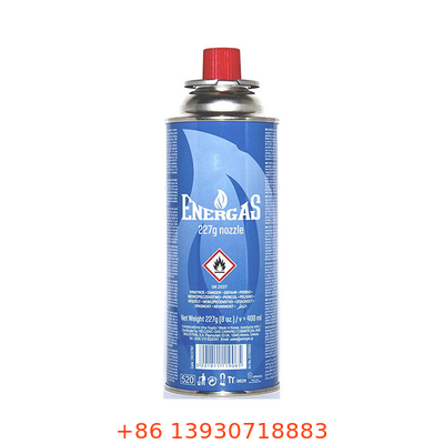 بطری گاز 400 میلی لیتری کمپینگ بارگیری مجدد با قطر 65 میلی متر وزن 220 گرم