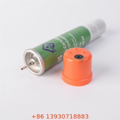 بطری شارژ مجدد فندک گاز بوتان یکبار مصرف 150 میلی متری برای راحتی و سهولت