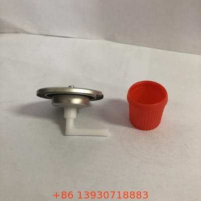 دریچه کارتریج گاز PP برای ظرف سوخت بوتان و کارتریج گاز بوتان با بدن فلزی