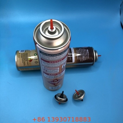 دریچه اتصال پر کردن گاز روشن کننده سیگار با مواد پلاستیکی و فلزی