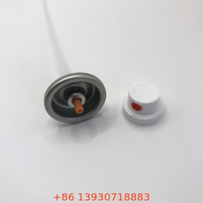 قوطی های اسپری رنگ اسپری رنگ دریچه شفاف لاک استیل با PP لایه دار 25.4mm
