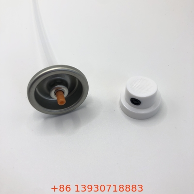 قوطی های اسپری رنگ اسپری رنگ دریچه شفاف لاک استیل با PP لایه دار 25.4mm