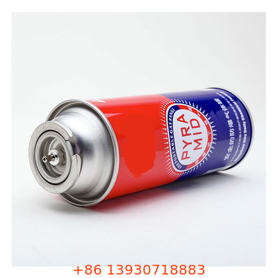 ظرف گاز بوتان با 220g و 227g ظرفیت 65 X 158 میلی متر برای کاربردهای صنعتی