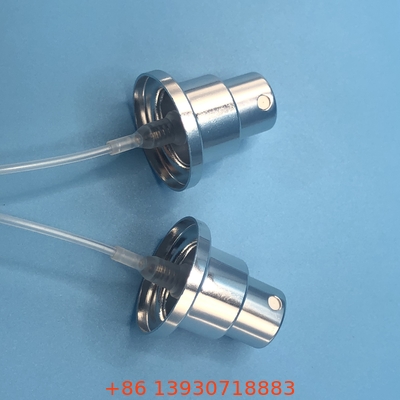 پمپ عطر نقره ای با یک پایان فلزی مقاوم در برابر مه کنترل شده