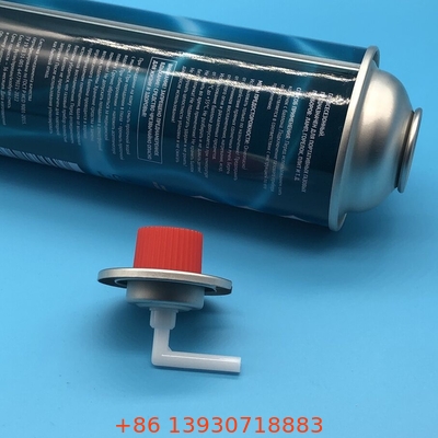 دریچه گاز بوتان برنج با دسته سیاه و بهار فولاد ضد زنگ برای صنعتی