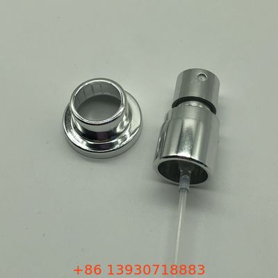 پمپ عطر نقره ای که با دقت طراحی شده و دارای یک پوشش فلزی مقاوم در برابر مه است