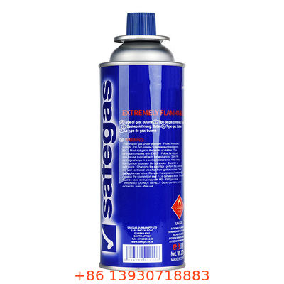 شیر اسپری اجاق گاز بوتان با درپوش محافظ قرمز و دکمه کنترل جریان دقیق