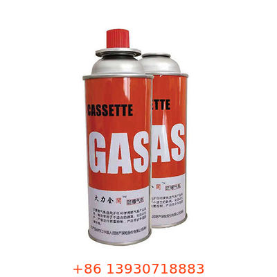 شیر اسپری اجاق گاز بوتان با درپوش محافظ قرمز و دکمه کنترل جریان دقیق