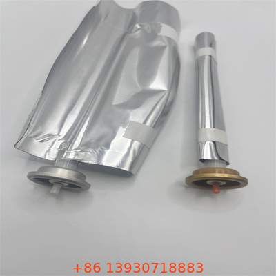 کیسه سیلندر نقره ای سازگار با محیط زیست در آیروزول دریچه با مهر ضد نشت و طیف گسترده ای از دما