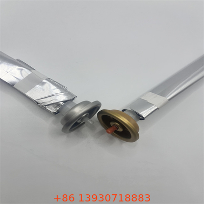 کیسه سیلندر نقره ای سازگار با محیط زیست در آیروزول دریچه با مهر ضد نشت و طیف گسترده ای از دما