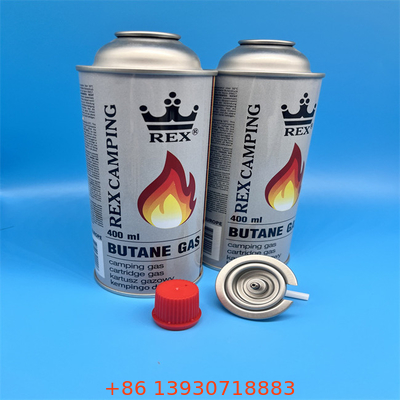 ظرف گاز بوتان با دیواره مستقیم ظرفیت 220g و 227g برای کارایی پخت و پز گلدان گرم
