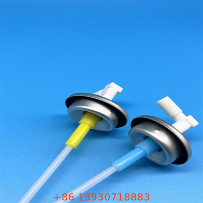 آلومینیوم Universal Button Actuator اندازه گیری شده Aerosol Valve Mist Spray Pattern نمونه های رایگان