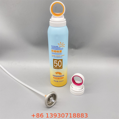 بطری ضد آفتاب پیشرفته با دریچه فعال شده حفاظت بهبود یافته برای افراد حساس به خورشید - طراحی ضد نشت