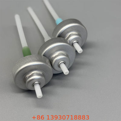 دریچه آئروسل اندازه‌گیری شده PreciseDose 20 میلی‌متری با ساقه و محرک پلاستیکی اسپری اندازه‌گیری شده ثابت