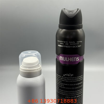 دریچه اسپری بدن ضد عطر پایدار برای محصولات طبیعی با مواد سازگار با محیط زیست