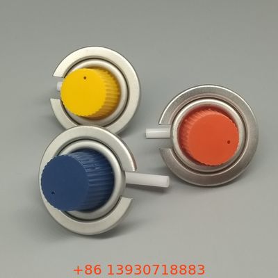 شیر اجاق گاز بوتان یک اینچی با درپوش برای اجاق های قابل حمل تک شعله