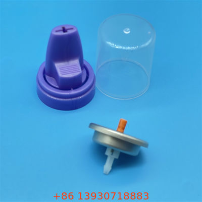 One-Inch Hair Mousse Inverted Aluminum Valve with Anti-Clog Seal for Hair Styling