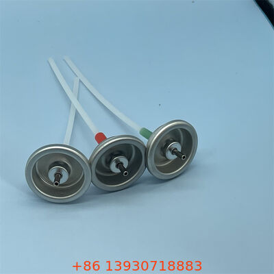 شیر آئروسل اندازه‌گیری شده با ساقه فلزی ۱ اینچی با دوز دقیق مقاوم در برابر مواد شیمیایی برای داروها و لوازم آرایشی