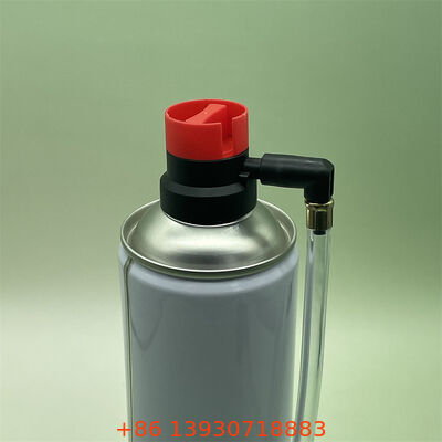 محرک سوپاپ بادکننده لاستیک آئروسل ضد نشتی با دسته ارگونومیک برای تایرهای لاستیکی