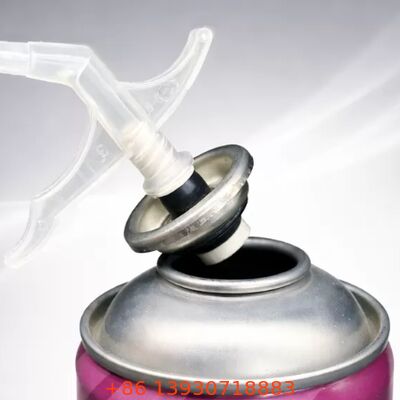 شیر فوم پلی‌اورتان یک اینچی با لوله غوطه‌ور بلند و ساختار حلبی برای توزیع پایدار