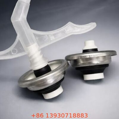 شیر فوم پلی‌اورتان یک اینچی با لوله غوطه‌ور بلند و ساختار حلبی برای توزیع پایدار