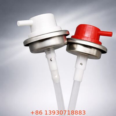 دریچه توزیع آروسول 360 درجه با اندازه یک اینچ و ساخت فلزی از قوطی برای اسپری چند زاویه ای