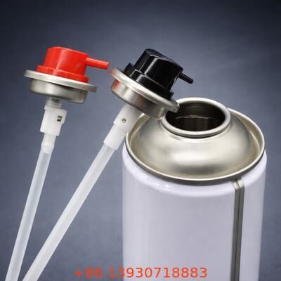 شیر اسپری فلزی یک اینچی قلع اندود با قابلیت اسپری ۳۶۰ درجه در حالت وارونه برای اسپری چند جهته