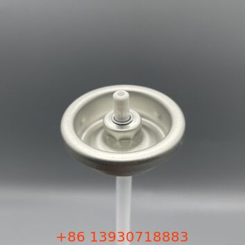 یک دریچه اسپری یک اینچ از قوطی برای استفاده از شامپو خشک مبتنی بر پودر
