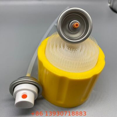 دریچه اسپری تمیزکننده فوم ۱ اینچی با درپوش برس یکپارچه برای اسپری تمیزکننده داخل خودرو