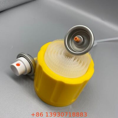 دریچه اسپری تمیزکننده فوم ۱ اینچی با درپوش برس یکپارچه برای اسپری تمیزکننده داخل خودرو