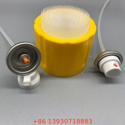 1 اینچ سیستم دریچه های اسپری با کاپ برس برای محصولات اسپری پاک کننده فوم