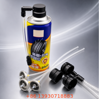 دریچه درزگیر لاستیک یک اینچی با ساختار قلع‌بند و اتصال سریع برای بادکننده‌های لاستیک آئروسل