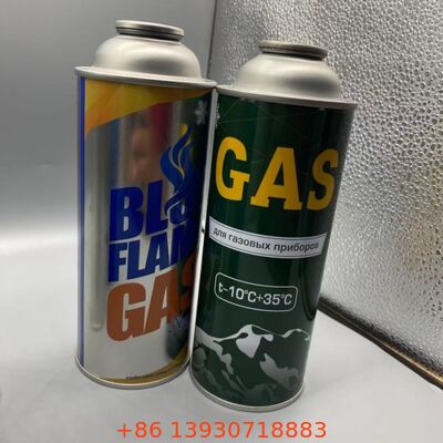کارتریج گاز بوتان قابل پر کردن مجدد 65 میلی متری با کیفیت بالا برای اجاق های کمپینگ و آشپزی در فضای باز