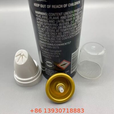 دریچه اسپری موی موی معکوس با آلومینیوم مقاوم در خوردگی و عملکرد 360 درجه